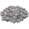 Juvale Fabric Flowers for Crafts, Grey Satin Embellishments with Rhinestones (1.5 in, 60 Pack)